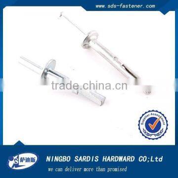 Supply mushroom head nylon nail anchors