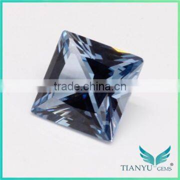 Wuzhou Gems Gemstones Processing Loose Synthetic Aquamarine Spinel Rough photo-2
