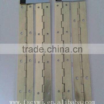 yellow color piano hingebrass continuous hinge