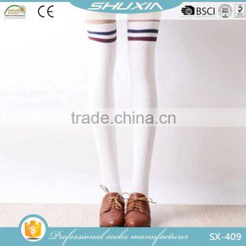 SX-409 Cheap Knee High Socks Young Woman Cute Teen Girl Cartoon Tube Socks Japanese Style Nylon and Silk Foot Sexy Stockings photo-4