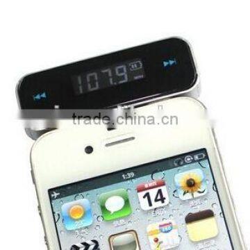 OEM Wireless Low-power FM Radio Transmitter For Mobilephones/Music player With 3.5mm Audio Jack