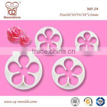 Fondant Rose cutter set