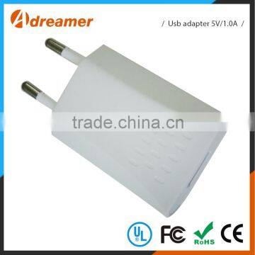 Converter EU to UK Adapter 5V 1.0A Universal Travel Adapter With Usb Charger