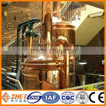 micro red copper hotel beer brew machine draught beer brewing equipment