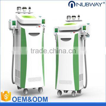 Freezing weight loss new 2 handles vacuum cavitation & rf cryolipolysis machine