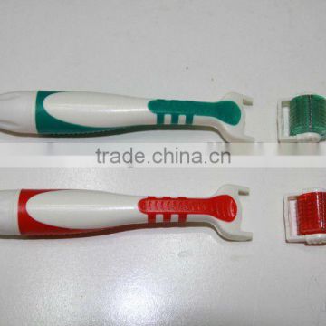 415nm blue light 633nm red light derma roller L001(head is changable)