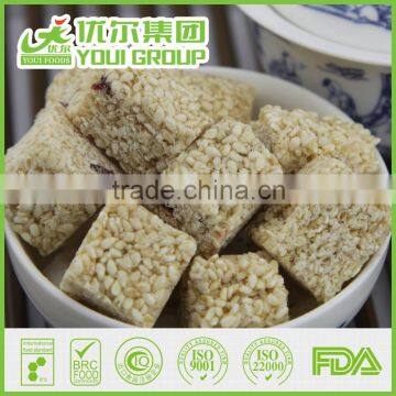 HACCP,ISO,BRC,HALAL Certification cranberry sesame crunch with best quality and hot price