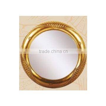 SJ-9179 round golden plastic one-way mirror