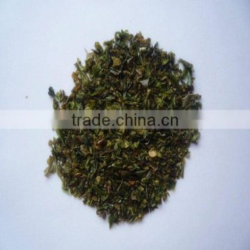 Dried green bell pepper