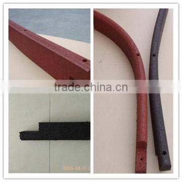 Rubber Garden Landscape Tree Edging,recycled crumb garden rubber border,rubber tree edge