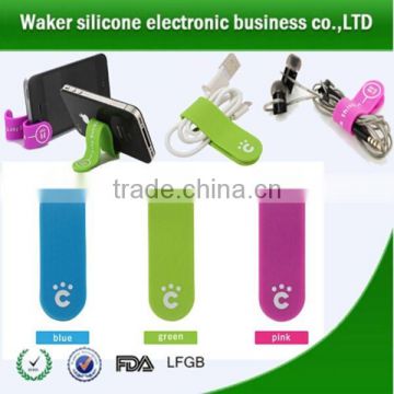 Hot silicone magnetic clip /magnetic mobile phone stand,cell phone money clip form china manufacturer