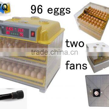 Fully automatic eggs incubator,96 eggs incubator 220 volts for family use