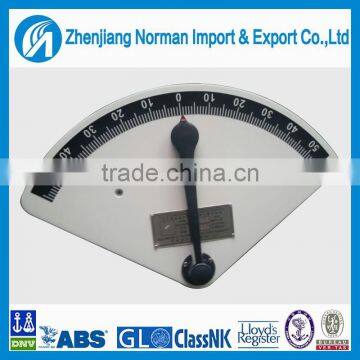 Marine navigation clinometer/tiltmeter