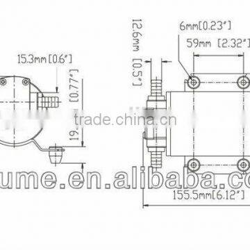 Singflo 12v 14LPM GEAR PUMP- Water/Diesel/Fuel/Oil Transfer/Marine photo-2