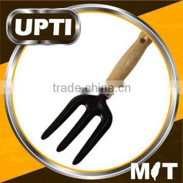 Garden Tool Spading Fork with Rubber Wood Handle