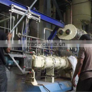 High capacity twin-screw dry animals feed food extruder machinery