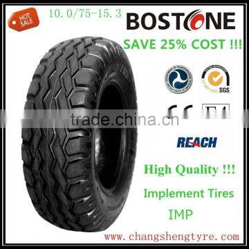 Agricultural implement tyre 10.0/75-15.3 TL with High quality