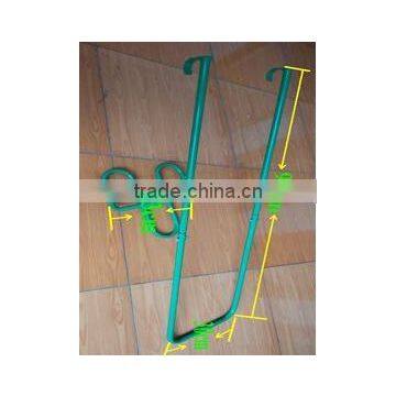 Garden Tool Bag Garden Rubbish Wheelin Bin Tool With Iron Wood Plastic Fabric Material photo-6