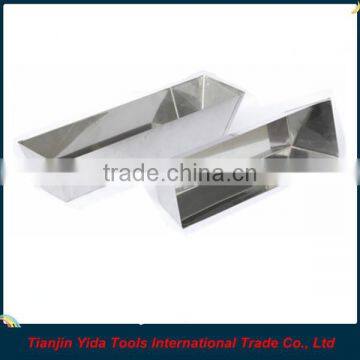 12" stainless steel mud pan