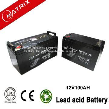 Matrix 12v 100ah AGM Storage Battery photo-3