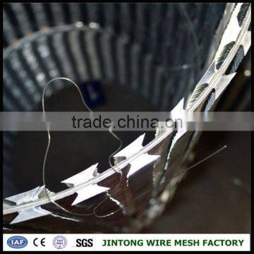 stainless steel wire fence barbed wire price per ton military concertina wire