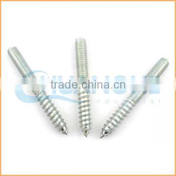Hot Sales High Quality Double Thread Zinc Plate Hanger Bolt