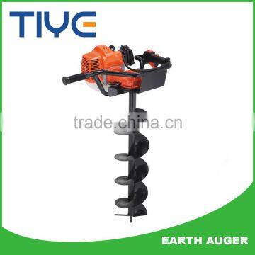 43cc earth auger gas powered post hole digger with 150mm 200mm drill