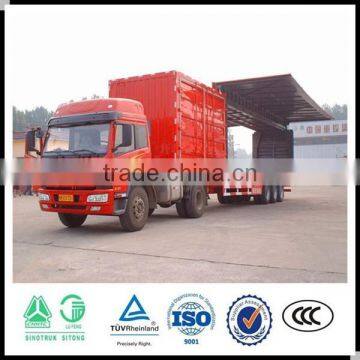 3 Axle Strong Box Semi Trailer , Van Semi Trailer , Grain Transport Truck Trailer photo-5