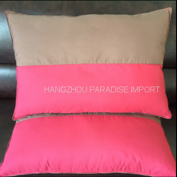 Filled With White/Grey Goose Down and Feather Cushion for Home Decor photo-3