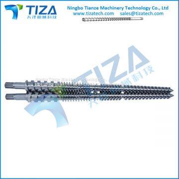 Parallel Twin Screws and Barrel for Plastic Making Machine photo-3