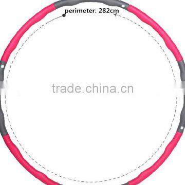 6/7/8sections Gymnastic Fitness Massage ABS Foam&High-density Plastic Hula Hoop photo-3