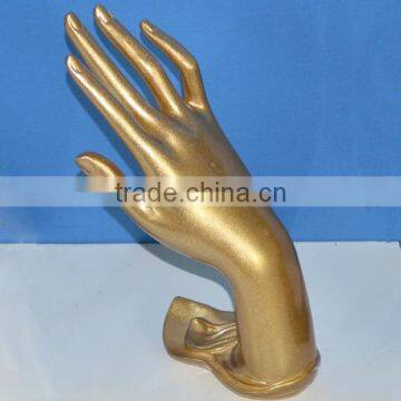 Wholesale Fashion display fiberglass jewelry hands mannequins