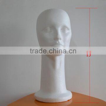 Female Styrofoam Model Wig Hats Caps Glasses Long Neck Display Mannequin Head photo-3