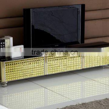 Modern Style Stainless Steel Round Dining Table With Glass Top, Stainless Steel Dining Room Furniture photo-2