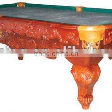 Hand carved classical wooden antique pool table,MOQ:1PCS(B68024)