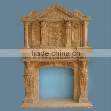Magnificent Mantle and Over Mantle Fire Surround