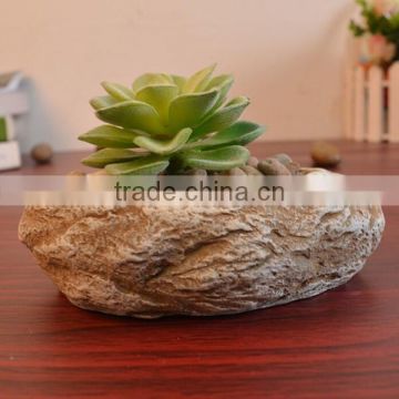 Creative handmade cement craft small decorative flower pots