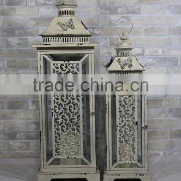 Wholesale Candle Holder Hanging Garden Metal Antique Home Decor Lantern