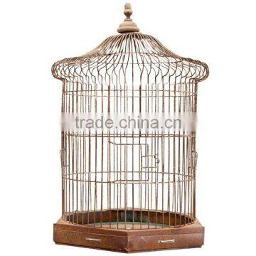 Very Fine Iron Made Gold Bird Cage for Indoor and Outdoor Decor Bird Cage Wedding Centerpiece Bird Cage