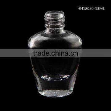 13ml clear flat nail polish bottles