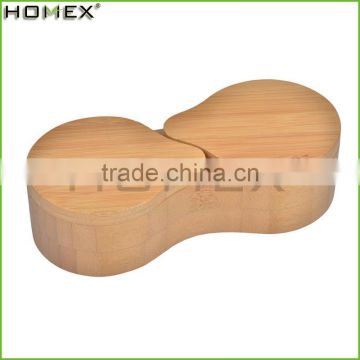 100% Natural Bamboo Salt box and Spice Box with Lid/Homex_Factory