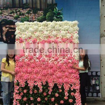 artificial flower wall with ODM design,hot sale flower wall manufacturer