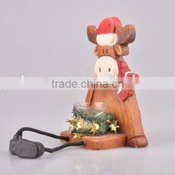 Home Decoration Candlestick/Ceramic Deer Candle Holder photo-2