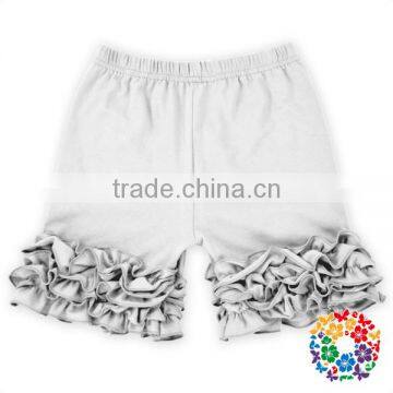Top Selling Summer Kids Clothes Boutique Cotton Toddler Girls Blue Ruffled Shorts Children Ruffle Icing Shorts photo-6
