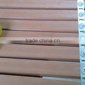 Natutal Solid Wooden Spa Shower Mat Bamboo Floor Mat for Bath, Spa, Pool photo-3