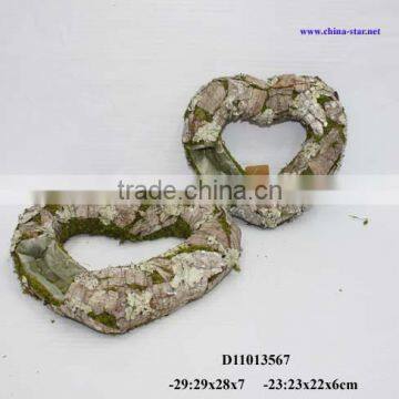 christmas wreath rings with hole for plantting