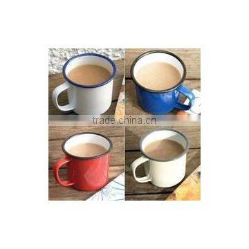 2015 Trade Show Hottest Antirust Galvanized Metal Mug/Zin Coffee/milk/tea Cup