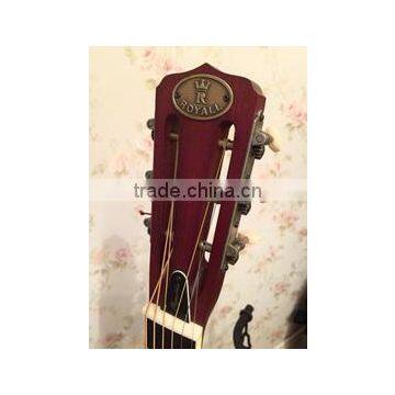 One Resonator Cone Resonator Guitar, Coppr Alloy Body Resonator Guitar, Sunburst Guitar Resonator photo-3