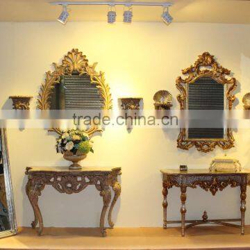 Living room furniture decorative console table with mirror