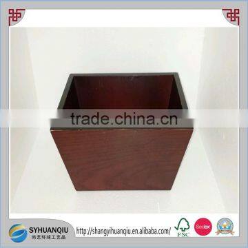 Decorative Brown Simple Flower Box Wood CN